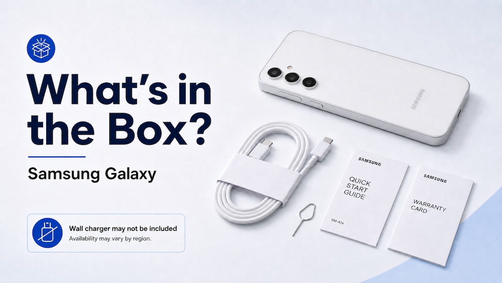 What You Get in the Samsung phone box